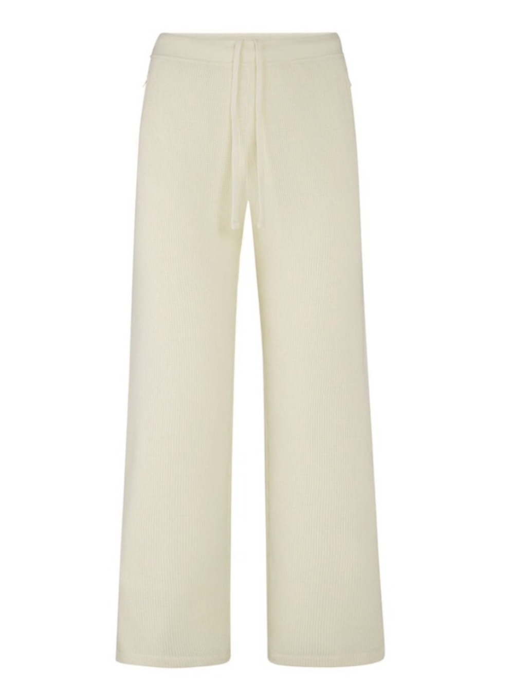 SKlMS WAFFLE LOOSE PANT Cream Size Large - Picture 6 of 11